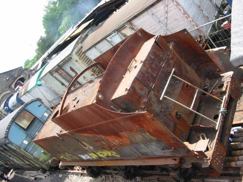 View from the crane prior to lifting