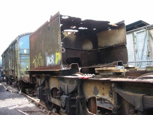 Only the rear half remains to be lifted