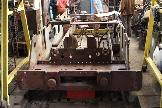 Another view of the new chassis at the front looking towards the rear.